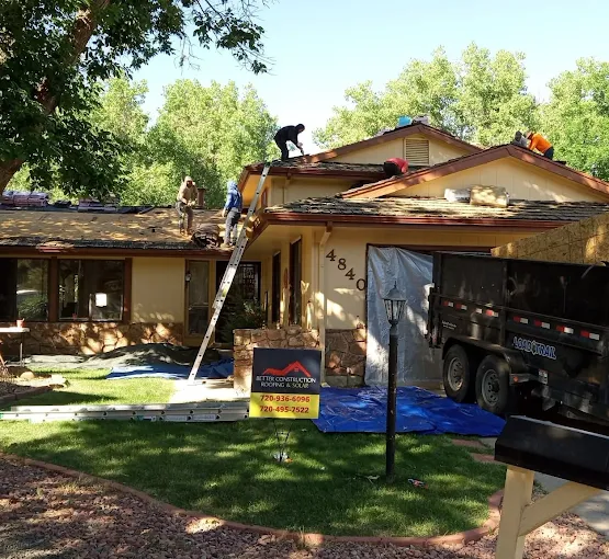 Better Construction Roofing – completed two story shingle roof replacement