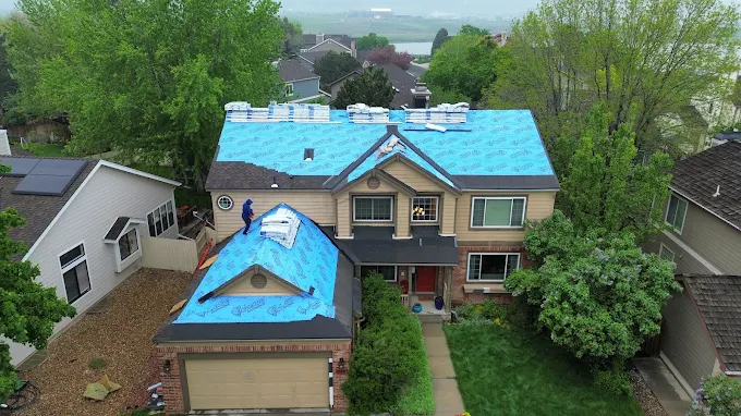 Better Construction Roofing – drone roof inspection and aerial roof view